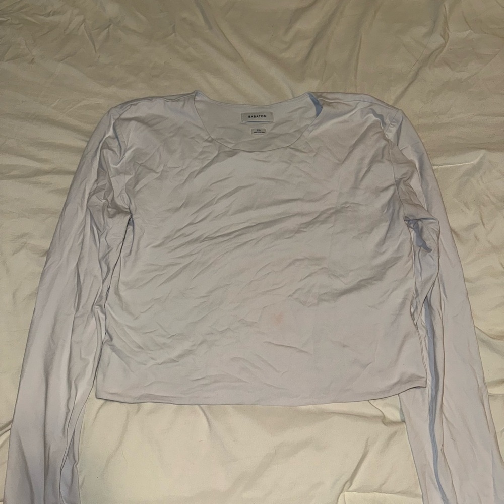 Babaton White Long Sleeve Top
